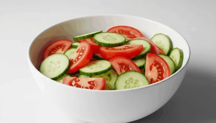 salata aggouri ntomata